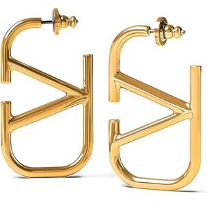 Goldtone Geometric Earrings